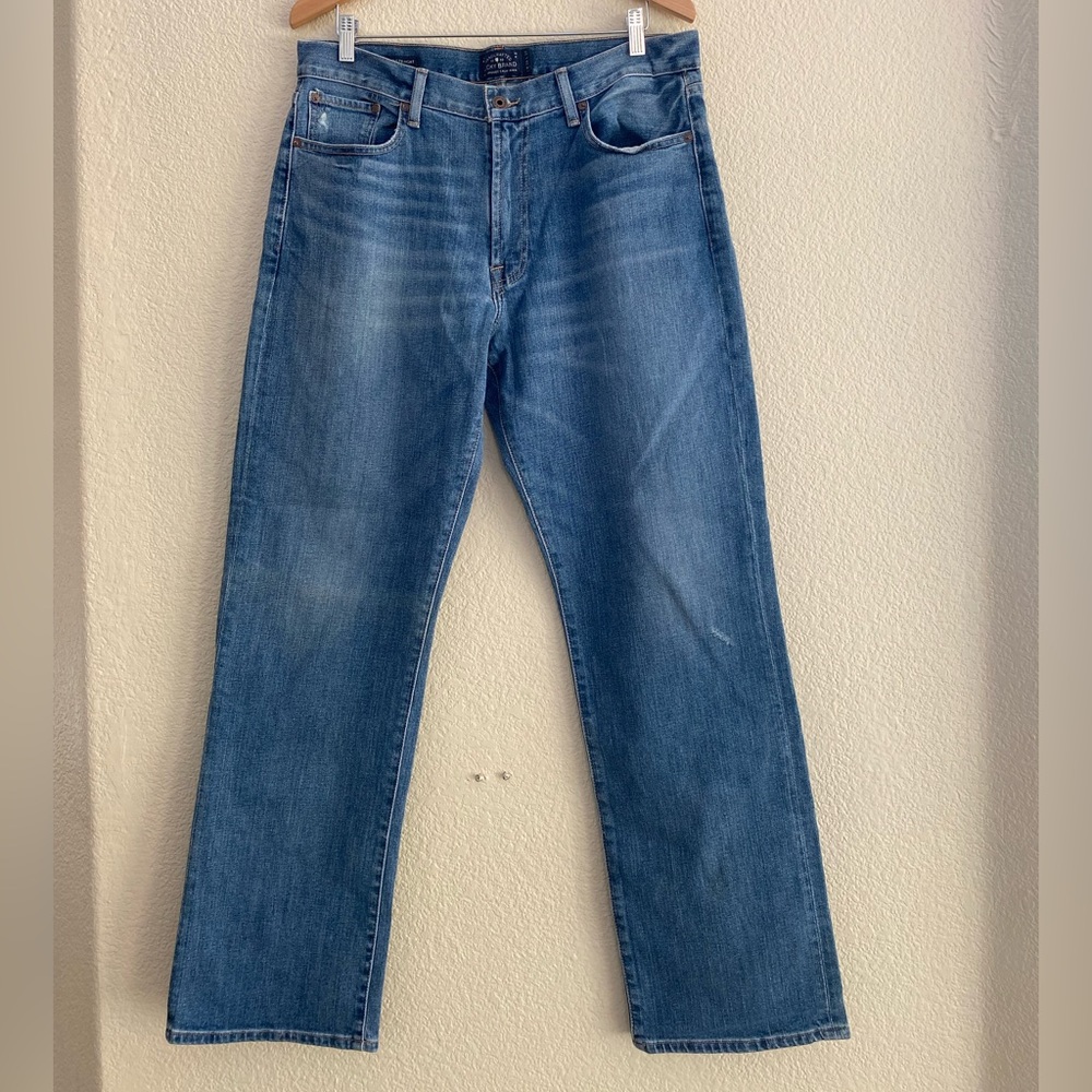 Lucky Brand 181 Medium Wash Relaxed Straight W34 x L32